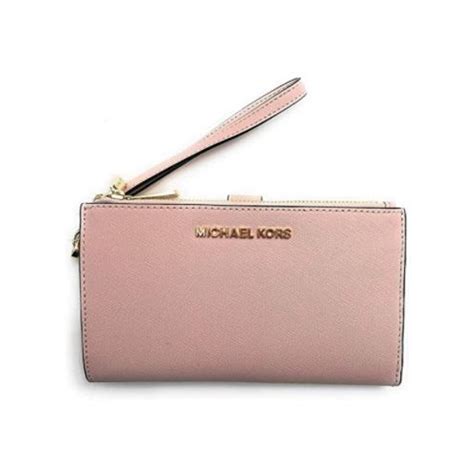 michael kors 35f8gtvw0l|Jet Set Large Leather Smartphone Wristlet Wallet .